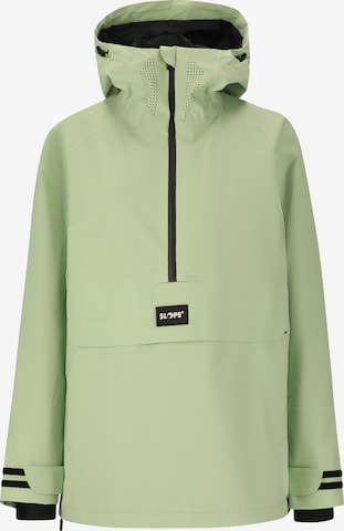 SLOPE Athletic Jacket 'Ruki' in Green: front