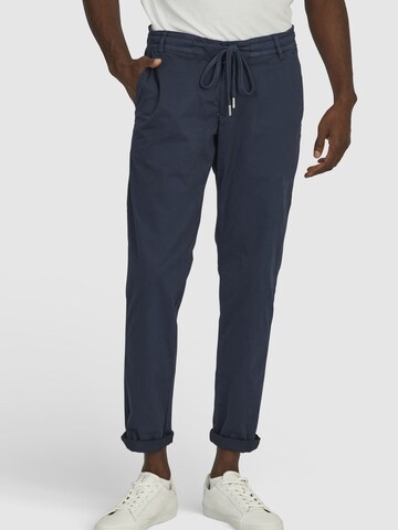 HECHTER PARIS Regular Chino Pants in Blue: front