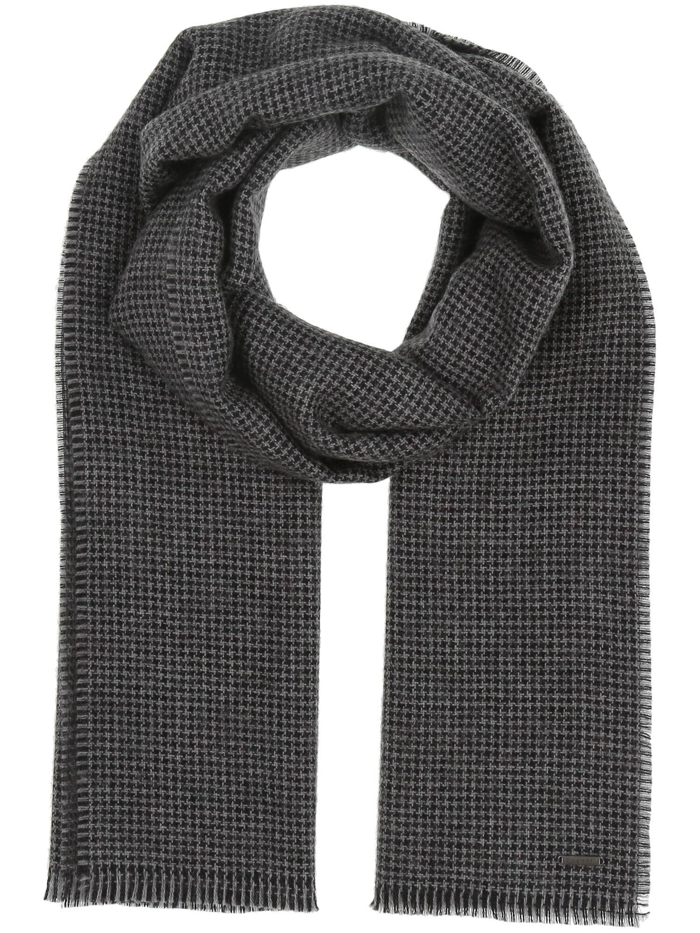 bugatti Scarf in Black: front