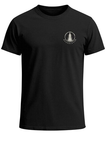 Neverless Shirt 'Tree' in Black: front