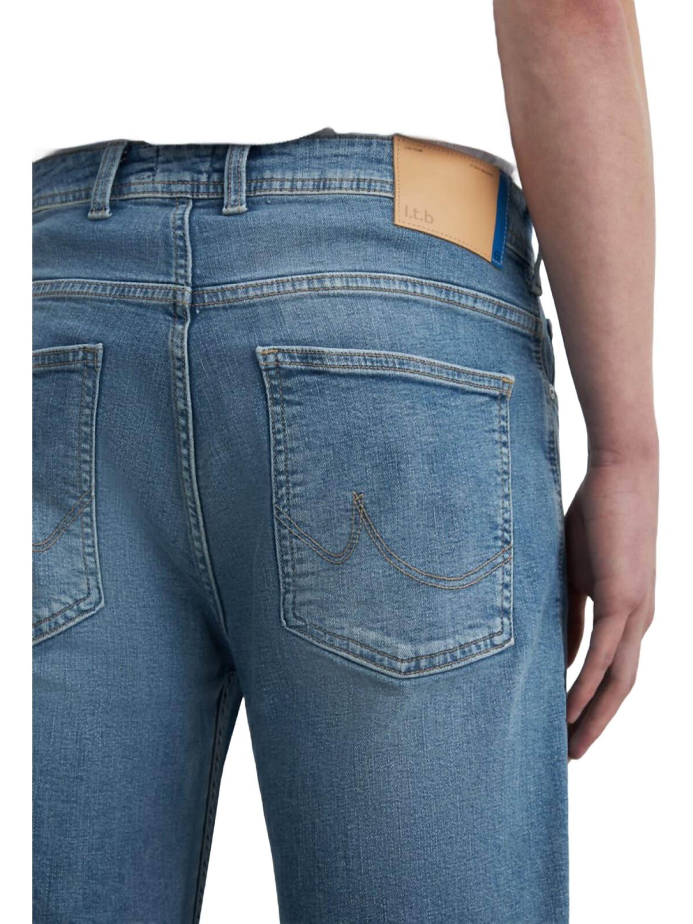 LTB Jeans Regular Jeans 'LTB Jeans Paul P Straight Leg High Waist Jeanshose' in Blauw