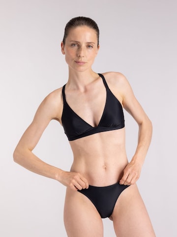 WALLIEN Sportbikinitop in Schwarz