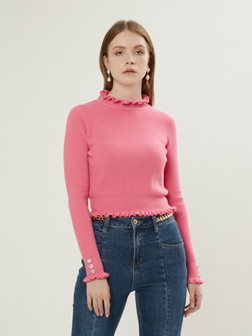 Influencer Pullover in Pink: predná strana