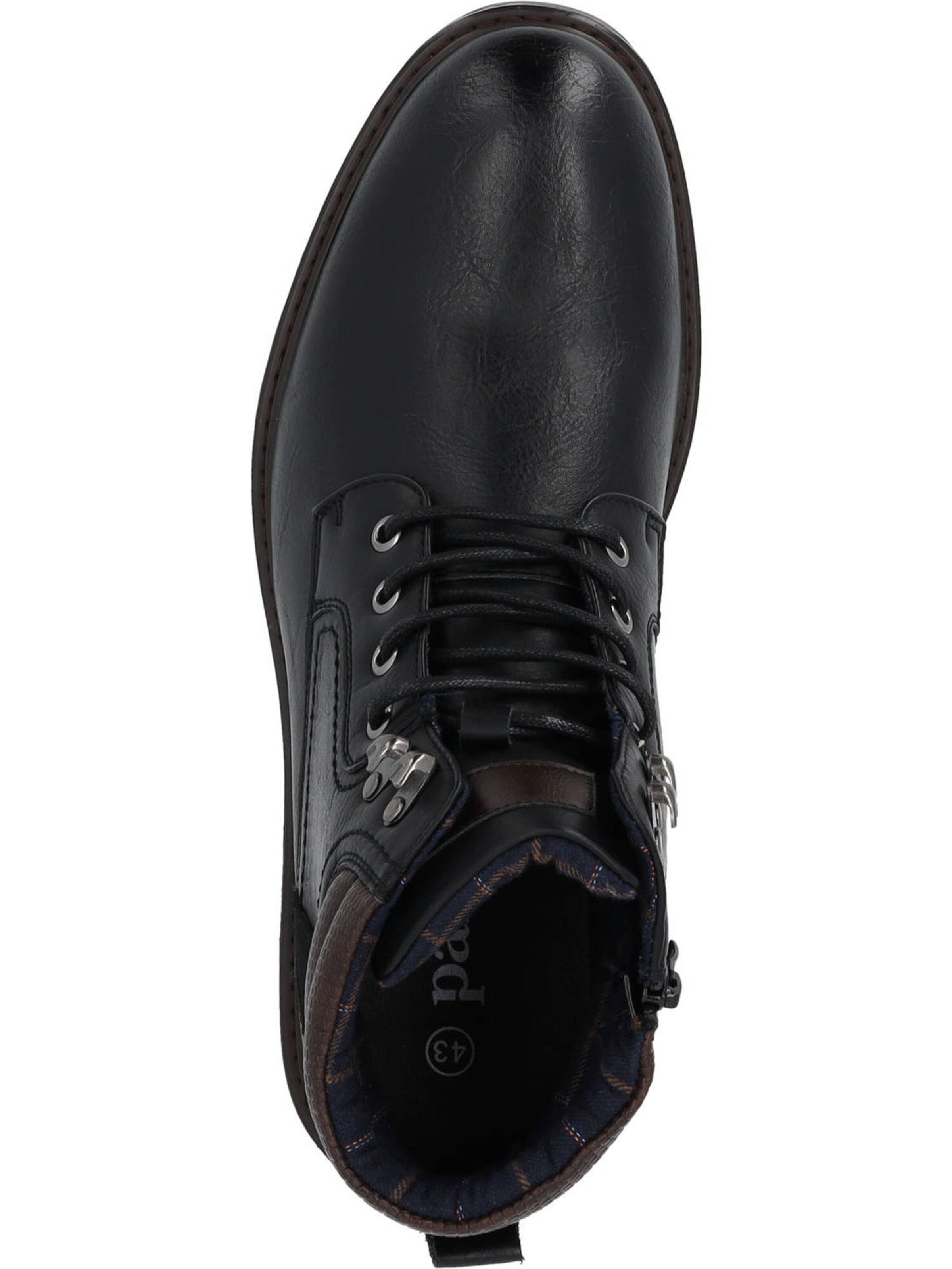 Bottes à lacets 'Niknas' Palado en noir