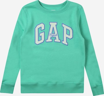 GAPSweater majica 'HERITAGE' - zelena boja: prednji dio