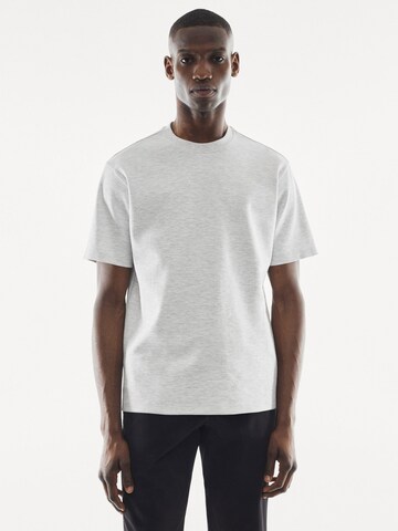 MANGO MAN T-shirt 'Kimi' i grå: framsida