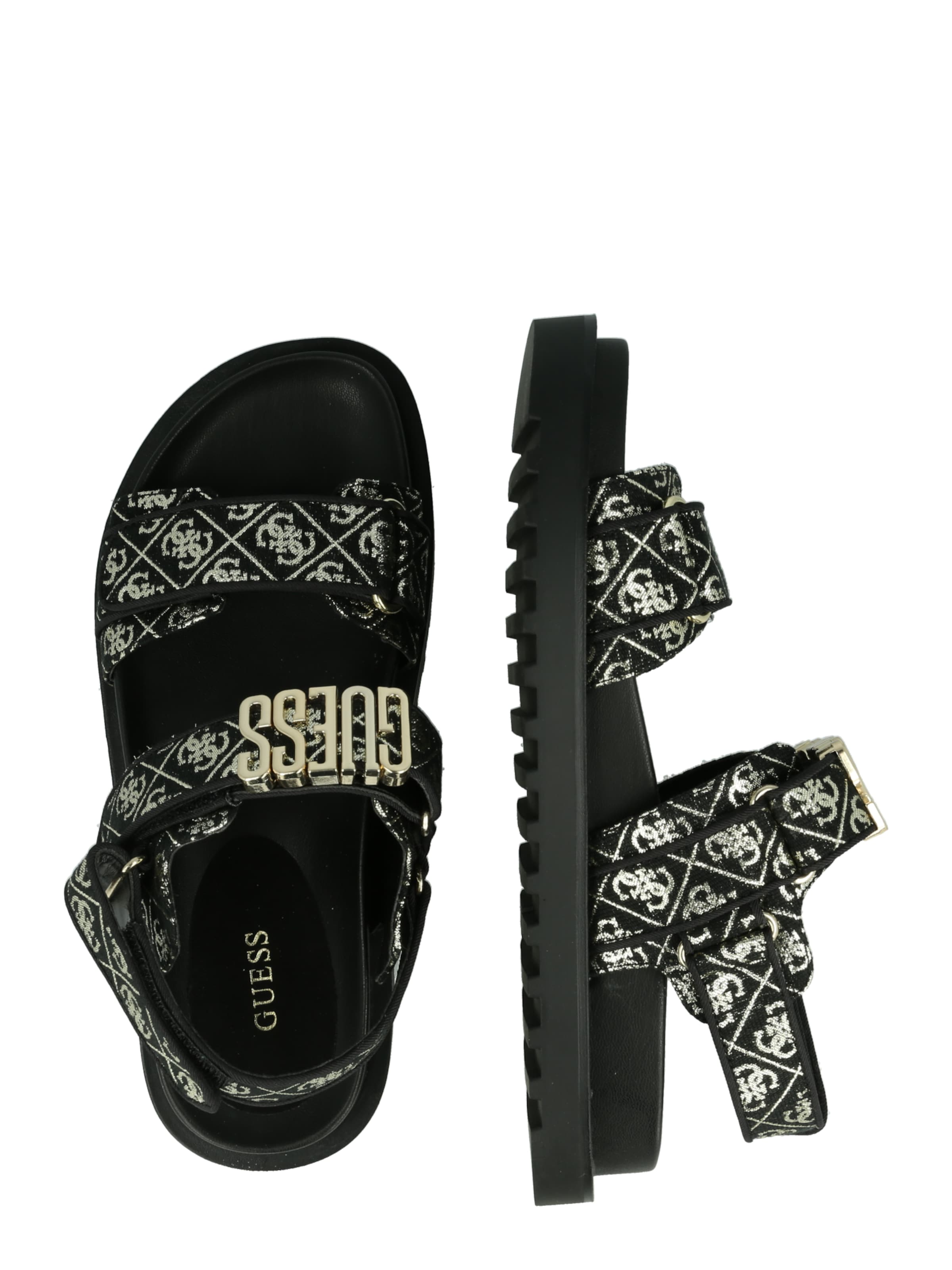 Sandale 'Fabelis' de la GUESS pe negru