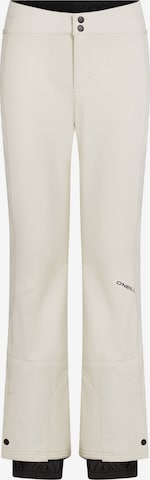 Regular Pantaloni outdoor de la O'NEILL pe alb: față