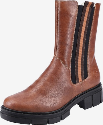 Rieker Chelsea boots in Bruin: voorkant