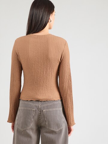 ABOUT YOU Póló 'Agathe' - barna