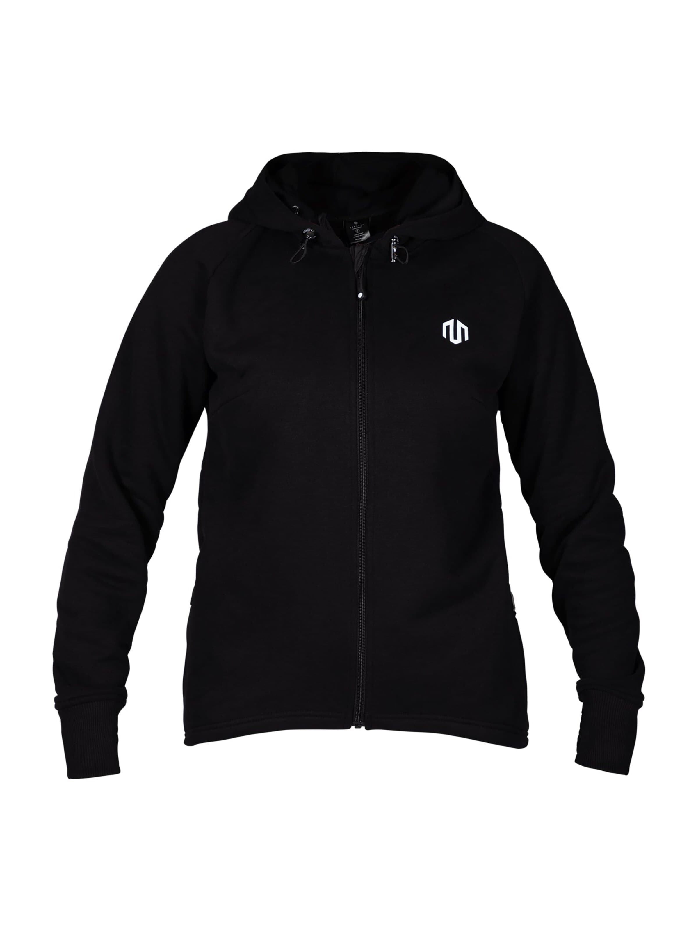 Veste de survêtement 'Comfy Performance' MOROTAI en noir : devant