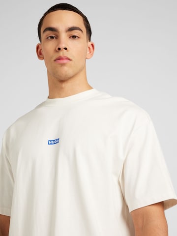HUGO Blue T-Shirts 'Nalono' in Weiß