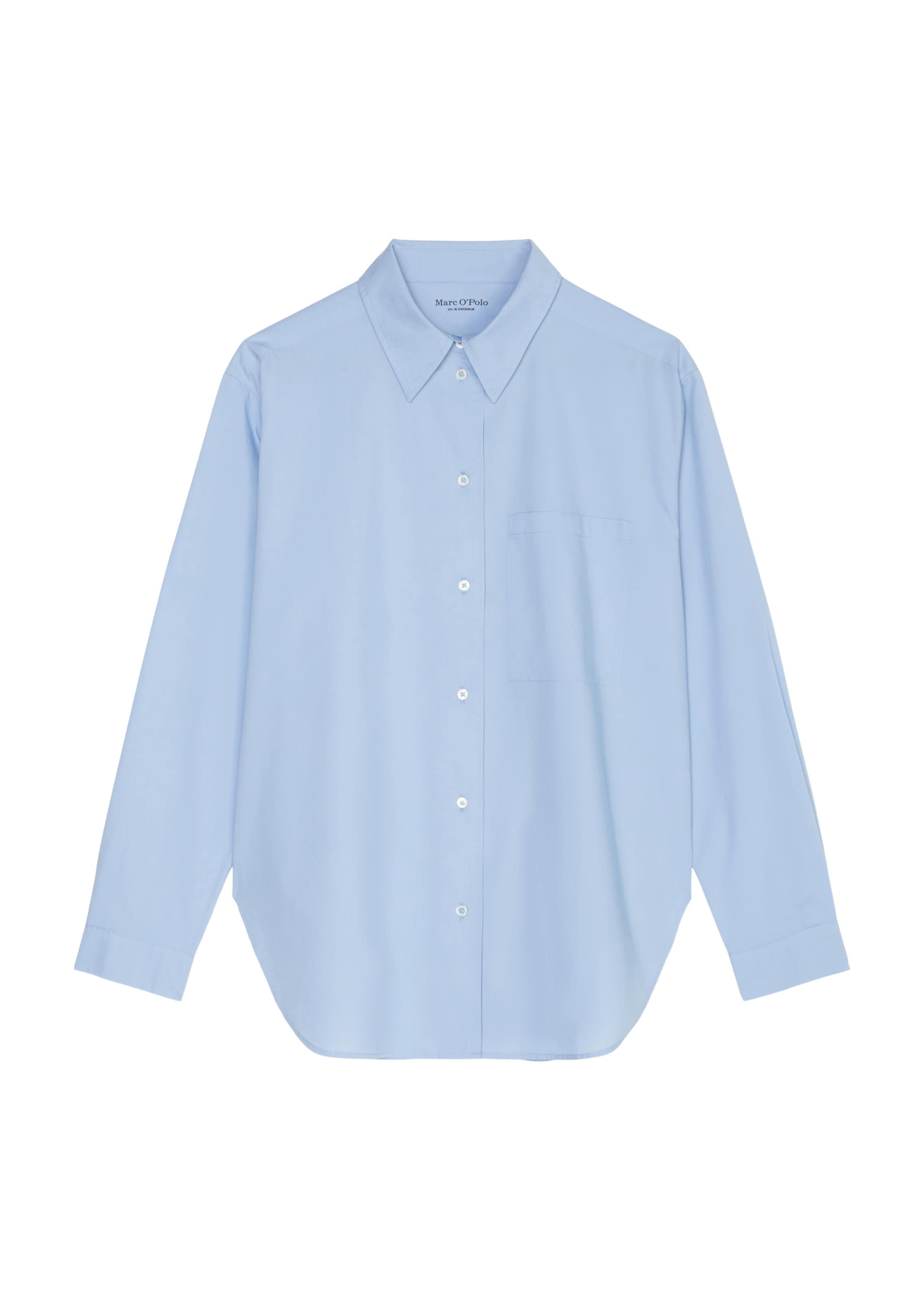 Marc O'Polo Blouse in Blauw: voorkant