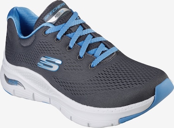 SKECHERS Platform trainers 'Arch Fit' in Grey: front