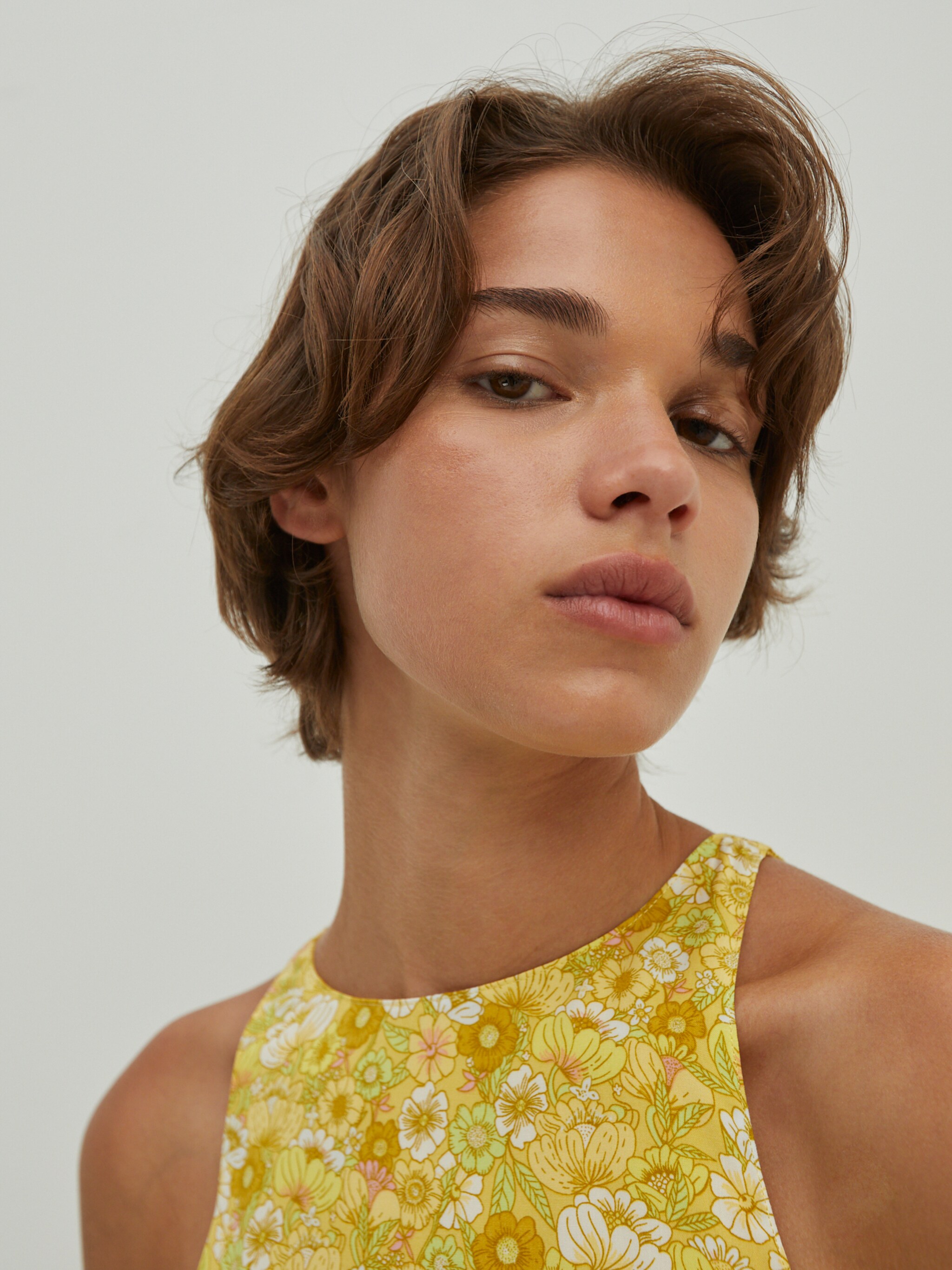 EDITED Producten Jurk 'Jillian' Geel