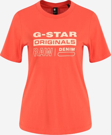 Tricou de la G-Star RAW pe roșu: față
