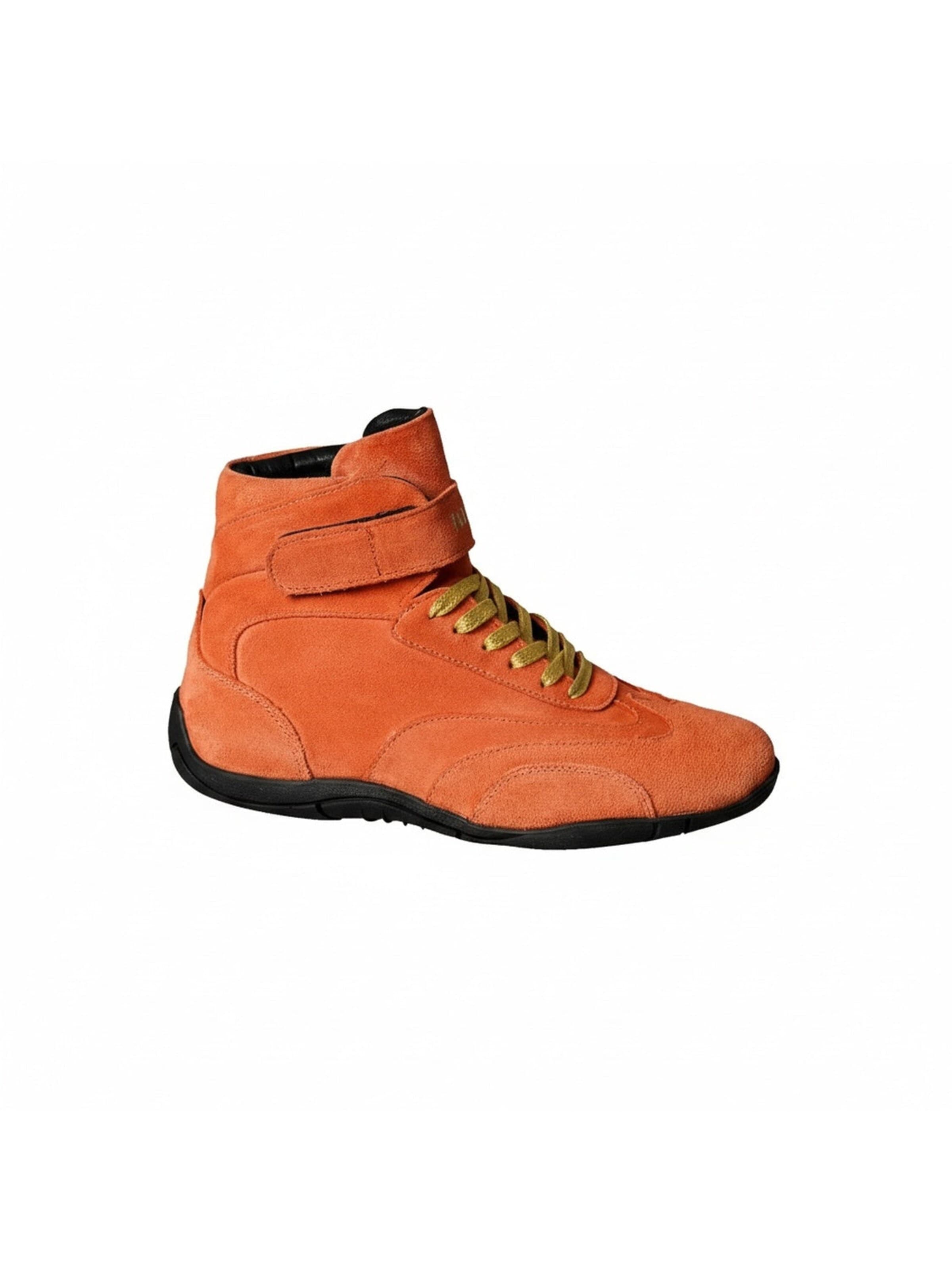 Sneaker alta 'Pat Moss Boots' di Yoxeone in arancione