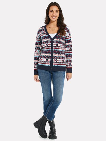 Threadbare Knit Cardigan 'Iceland' in Blue