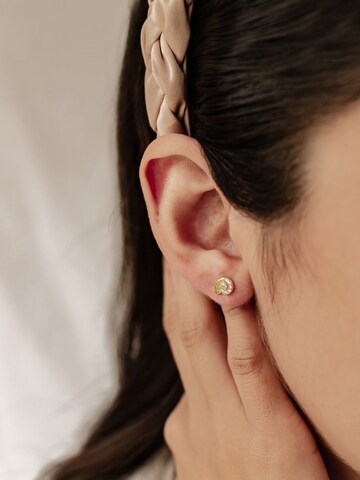 Hey Happiness - Pendientes 'Nautilus Shine' en oro