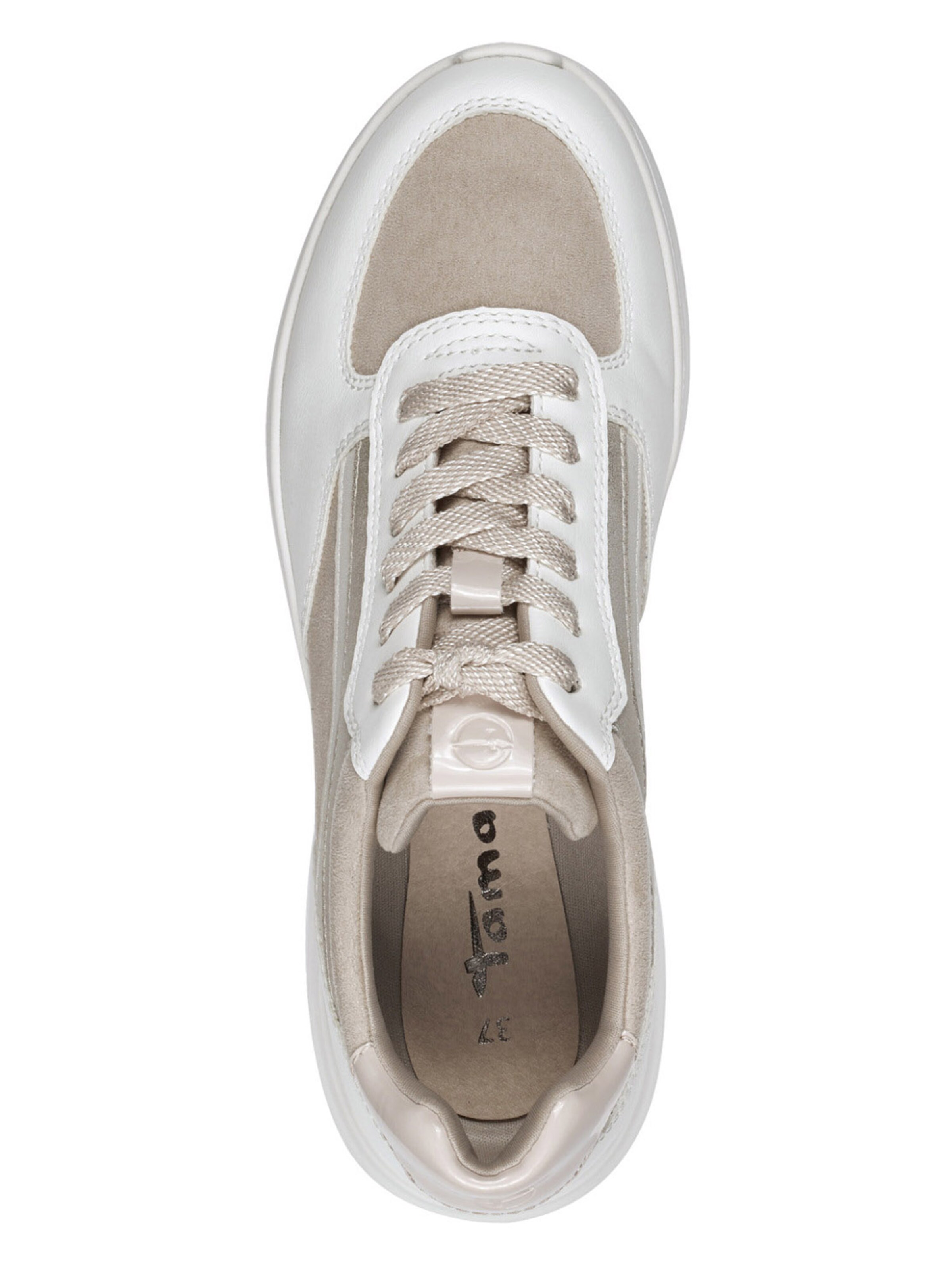 Tamaris Platform trainers in Beige