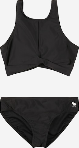 Abercrombie & Fitch Bikini in Schwarz: predná strana