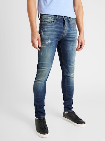 DENHAM Slimfit Jeans 'BOLT' in Blauw: voorkant