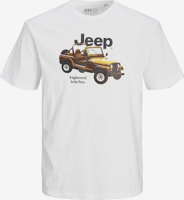 T-Shirt JACK & JONES en blanc : devant