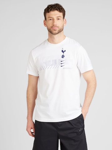 NIKE - Camiseta funcional en blanco: frente