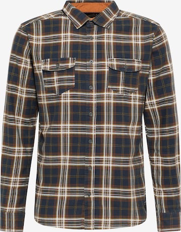 DreiMaster Vintage Slim fit Overhemd in Bruin: voorkant