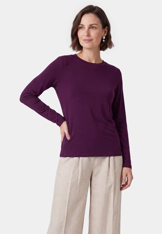 T-shirt Usha en violet : devant