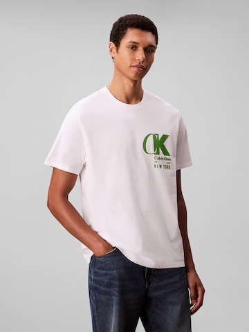Calvin Klein - Camisa '20S' em branco: frente
