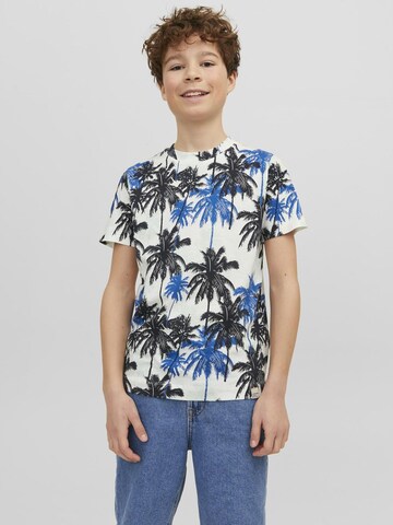 Jack & Jones Junior T-Shirt 'Tulum' in Weiß: Vorderseite