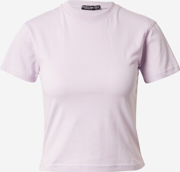 T-shirt Nasty Gal en violet : devant