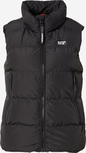 Superdry Weste in schwarz, Produktansicht
