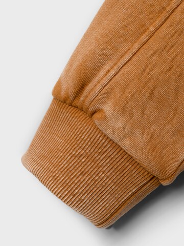 NAME IT Sweatshirt 'STEPPA' in Brown