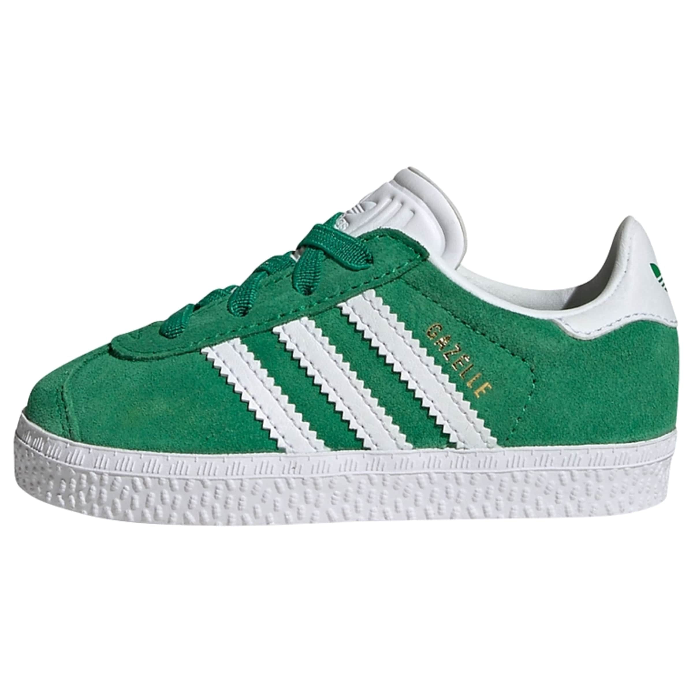 Sneaker 'Gazelle' de la ADIDAS ORIGINALS pe verde: față