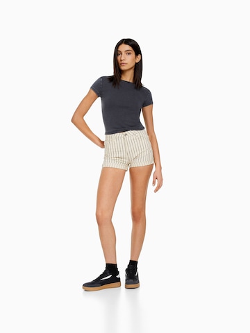 Bershka Slimfit Bukser i beige