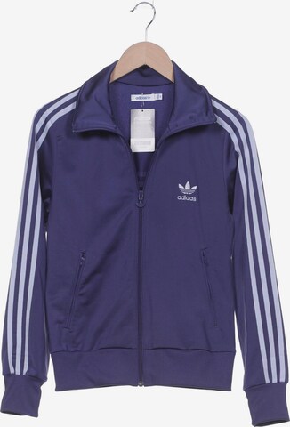 ADIDAS ORIGINALS Sweatshirt & Zip-Up Hoodie in XL in Purple: front