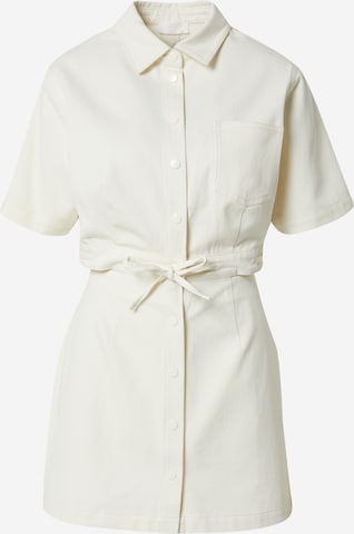 Robe-chemise 'Mareike' LeGer by Lena Gercke en blanc : devant