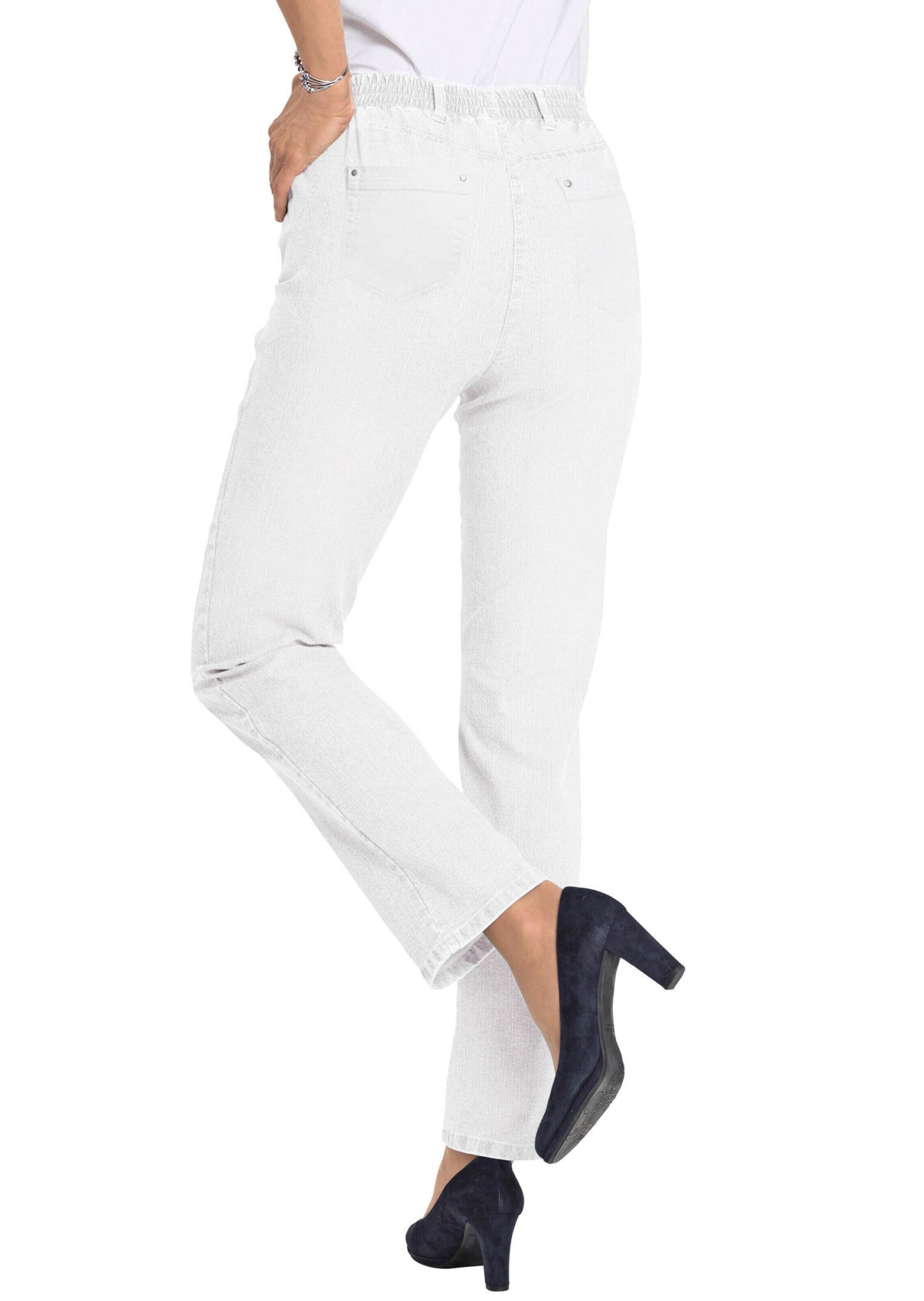Goldner Regular Jeans 'Martha' in White