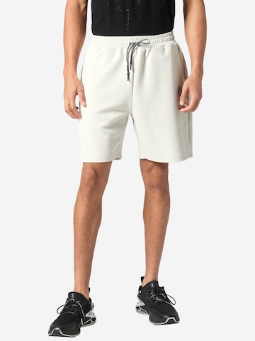 regular Pantaloni sportivi di Plein Sport in beige: frontale