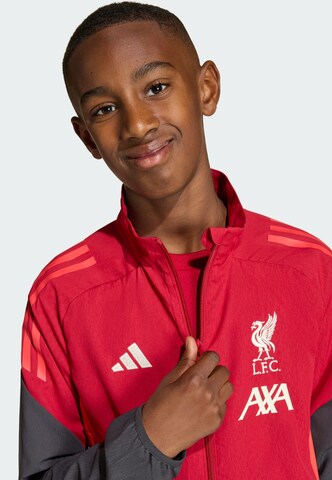 ADIDAS PERFORMANCE Sportjacke 'FC Liverpool Tiro 25 Competition' in Rot