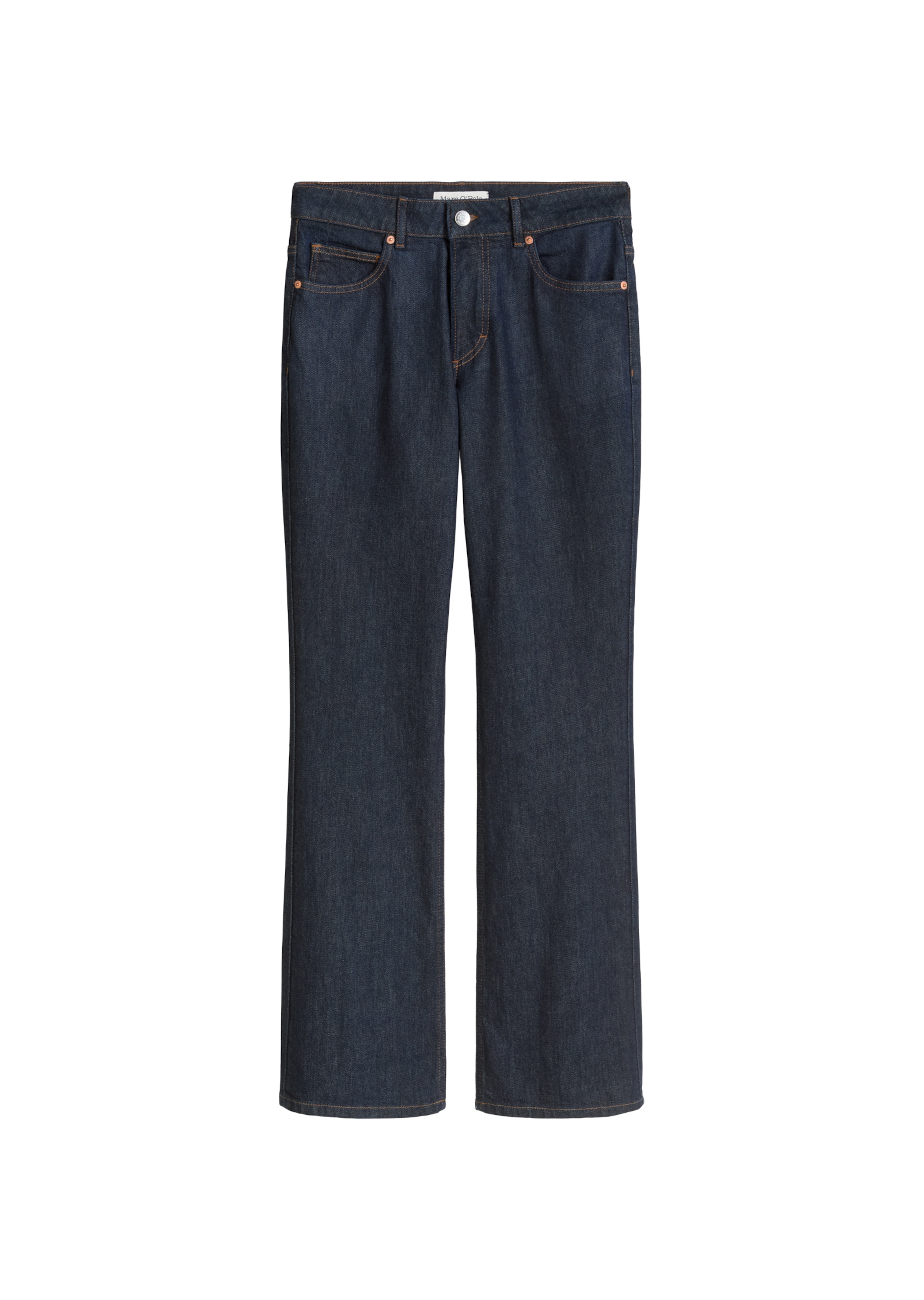 Marc O'Polo Flared Jeans in Blauw: voorkant