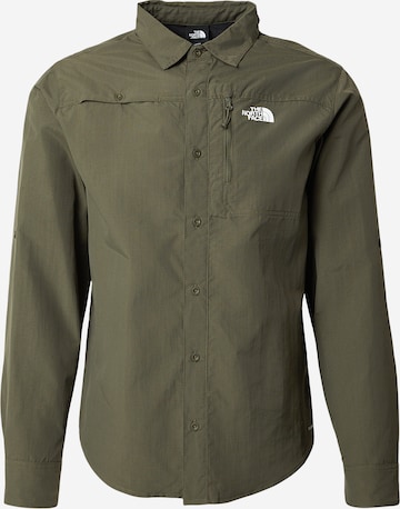 žalia THE NORTH FACE Funkciniai marškiniai 'SEQUOIA': priekis