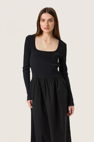 SOAKED IN LUXURY Jurk 'Simone Phoebe' in Zwart