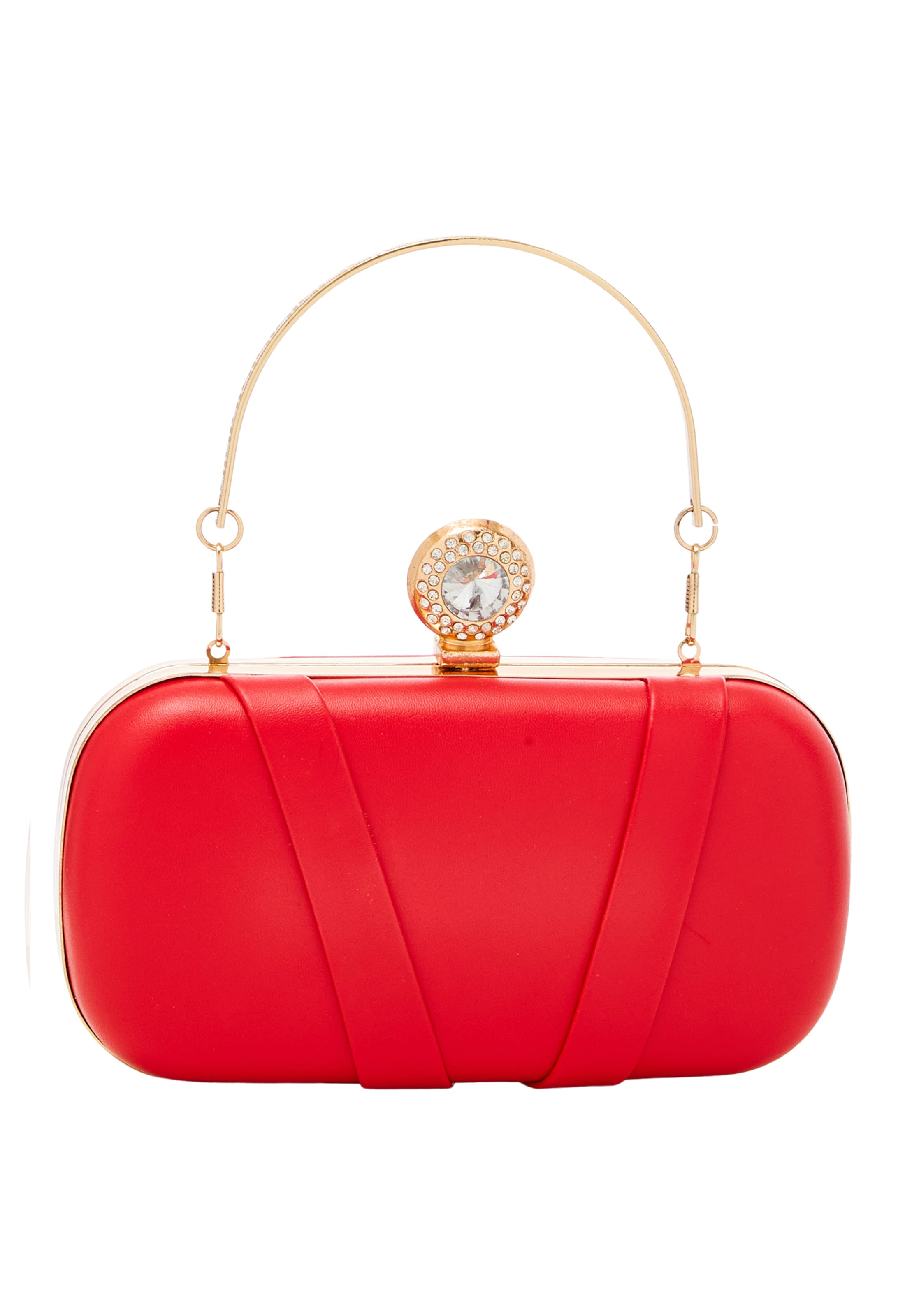 FELIPA Pidulik käekott, värv punane: eest vaates