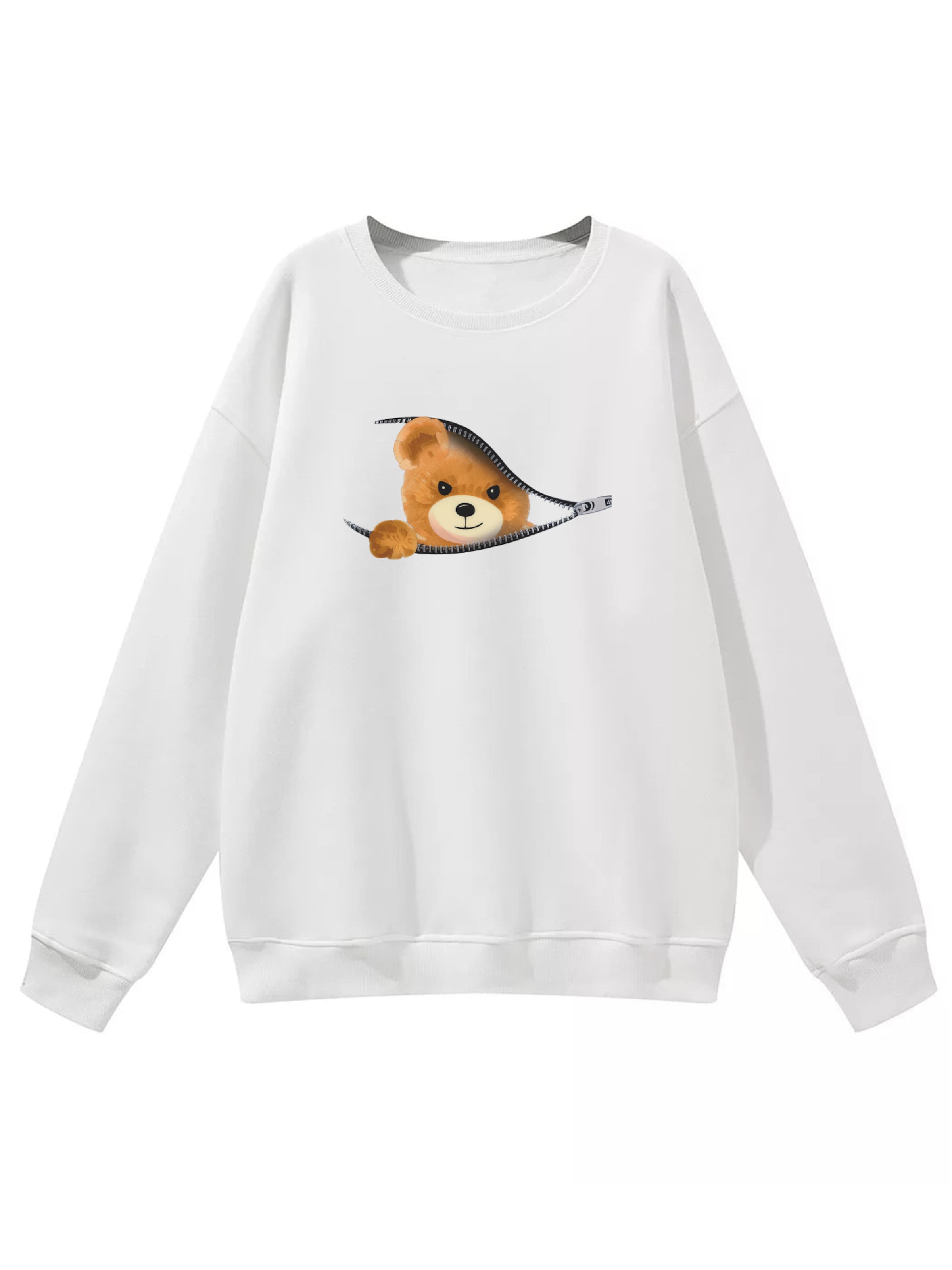 Sweat-shirt GORHEY en blanc