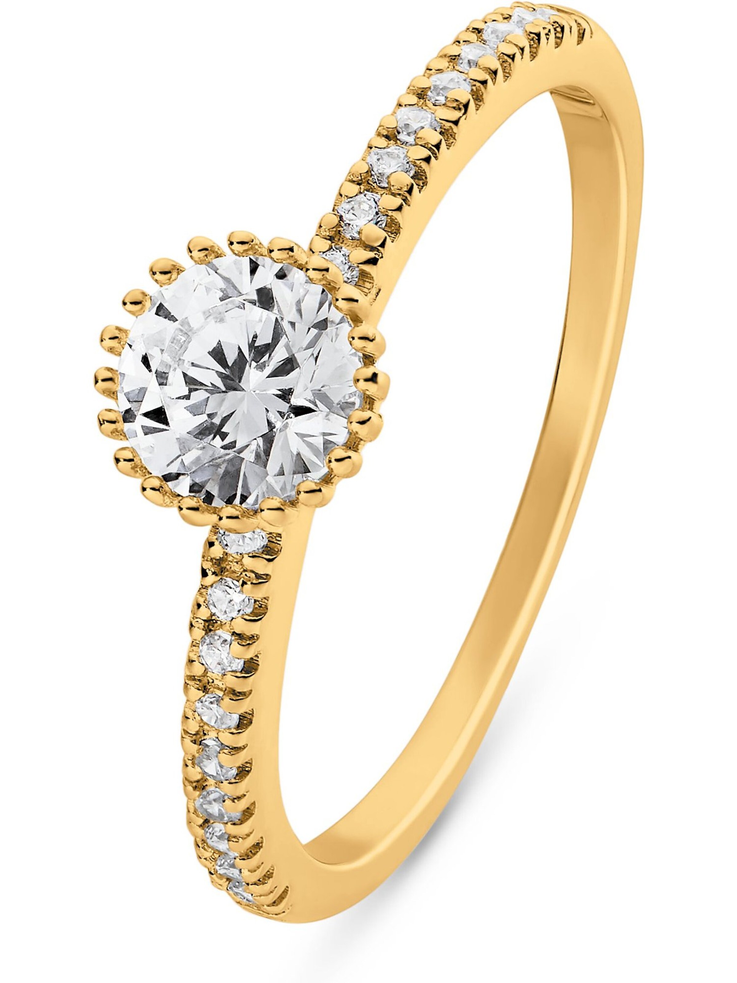 CHRIST Ring in Gold: Vorderseite