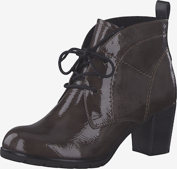 MARCO TOZZI Lace-Up Ankle Boots in Brown: front