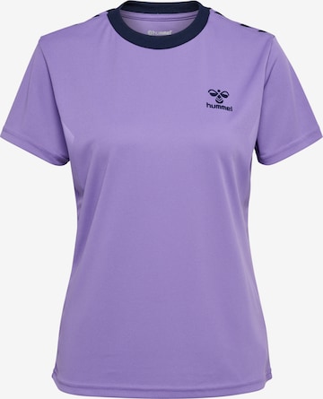 T-shirt fonctionnel 'Staltic Poly' Hummel en violet : devant